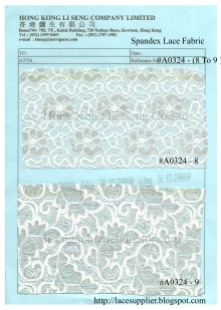Spandex Lace Fabric Supplier - Hong Kong Li Seng Co Ltd