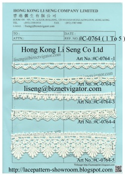 C0764 (1-5) Water Soluble Lace